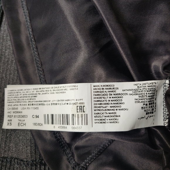 Mango Suit Sleeveless Tube Bodycon Ribbed Midi Dress Size Extra-Small - Picture 11 of 12